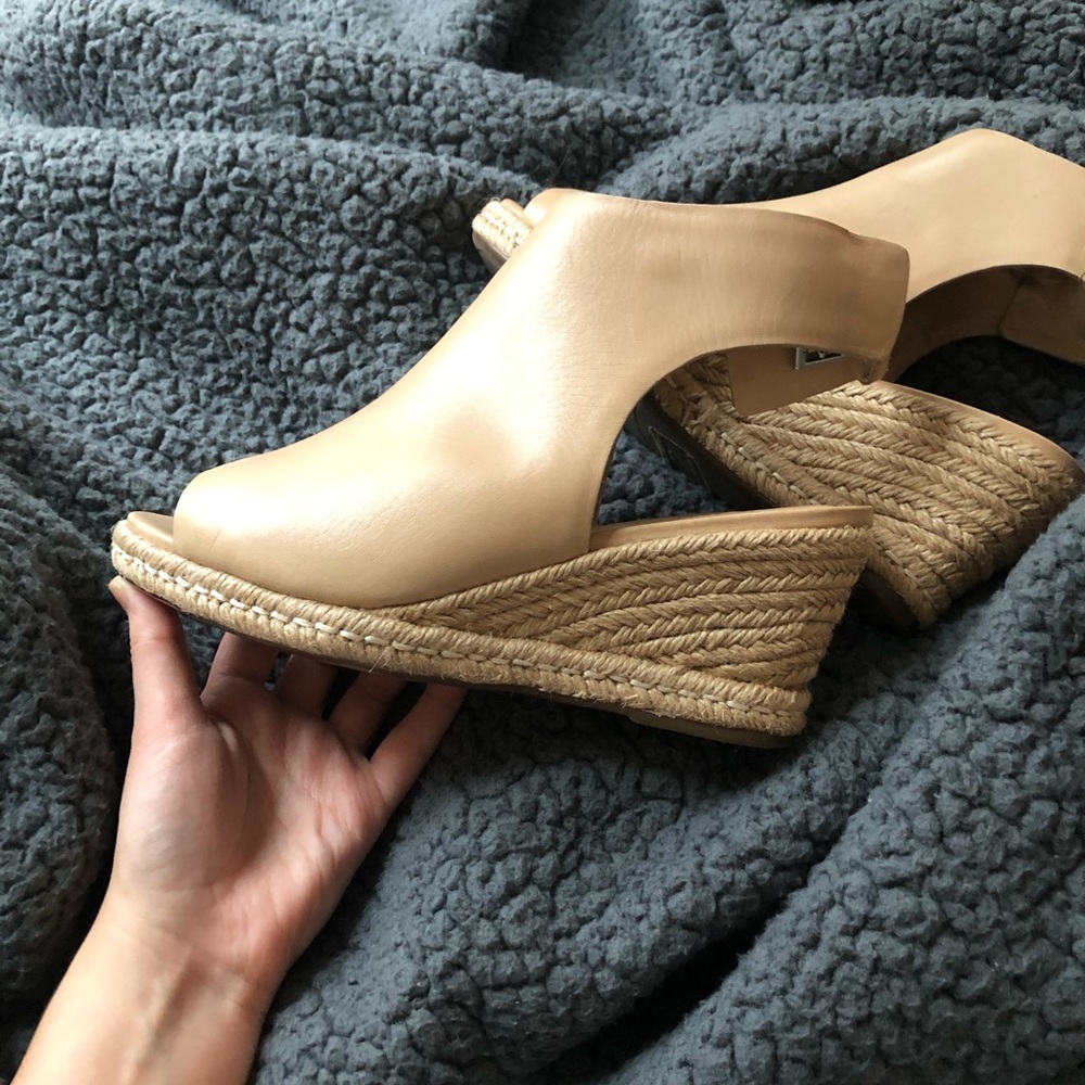 Schutz Leather Espedrilles